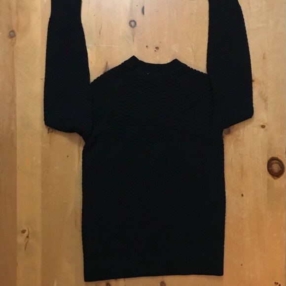 H&M Men’s Black 100% Cotton Knit Sweater – Size M - Picture 2 of 6